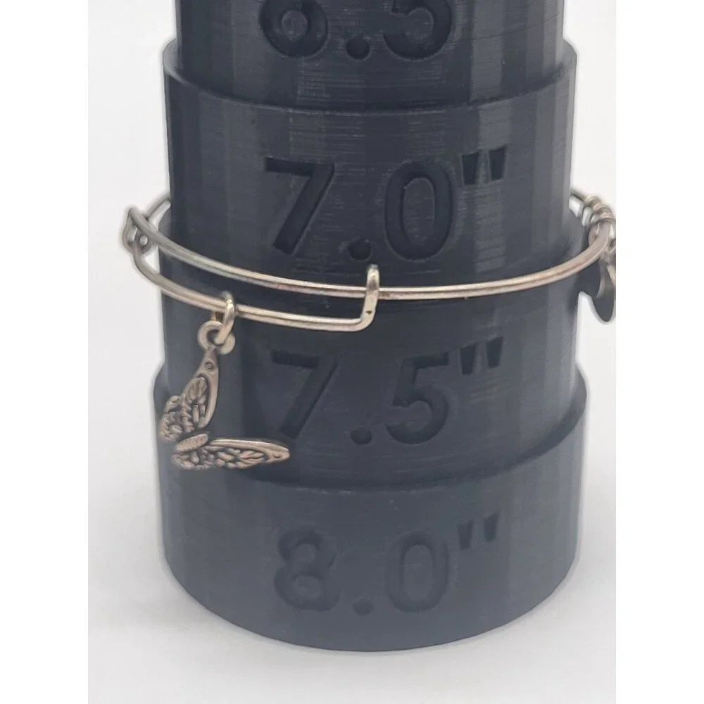 Alex & Ani Butterfly Charm Bangle Bracelet - Picture 8 of 8